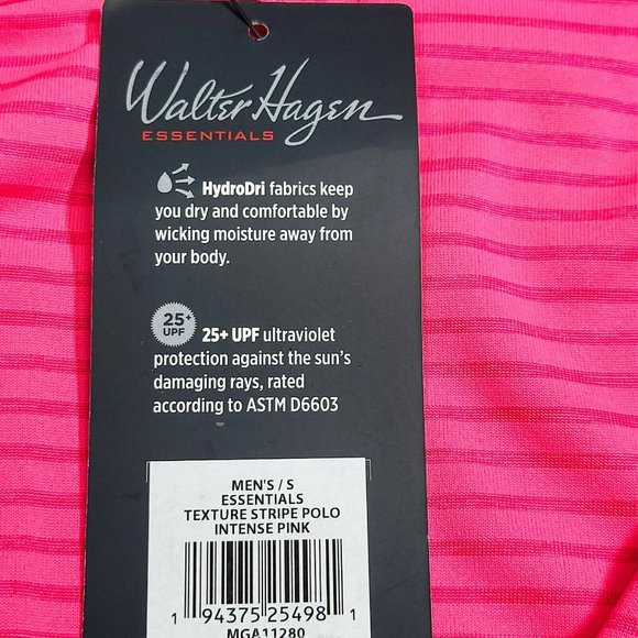 Walter Hagen Striped Polo Men's Golf Tennis Athletic Running Training  MGA112080 - Picture 7 of 8